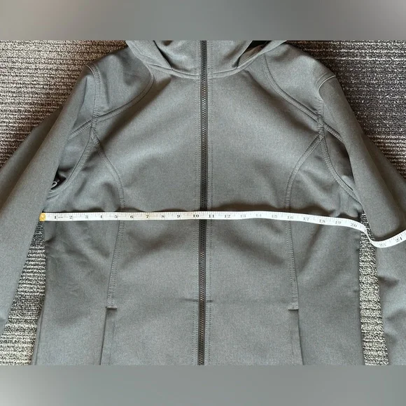 Eddie Bauer ‘Windfoil Elite’ Hooded Fleece Lined Gray Trench Coat SIZE L - Picture 10 of 11